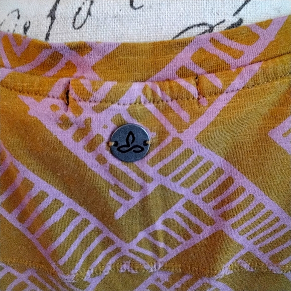 NWT Prana Bon Vivante Curry Wander Print Dress - S - Picture 10 of 15